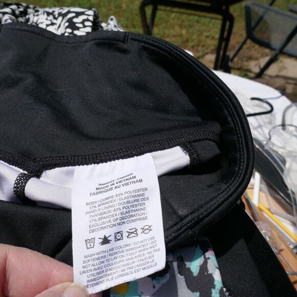 Nike Dri-Fit Training Leggings Girl's Size Medium Color Spatter Running - Picture 8 of 8